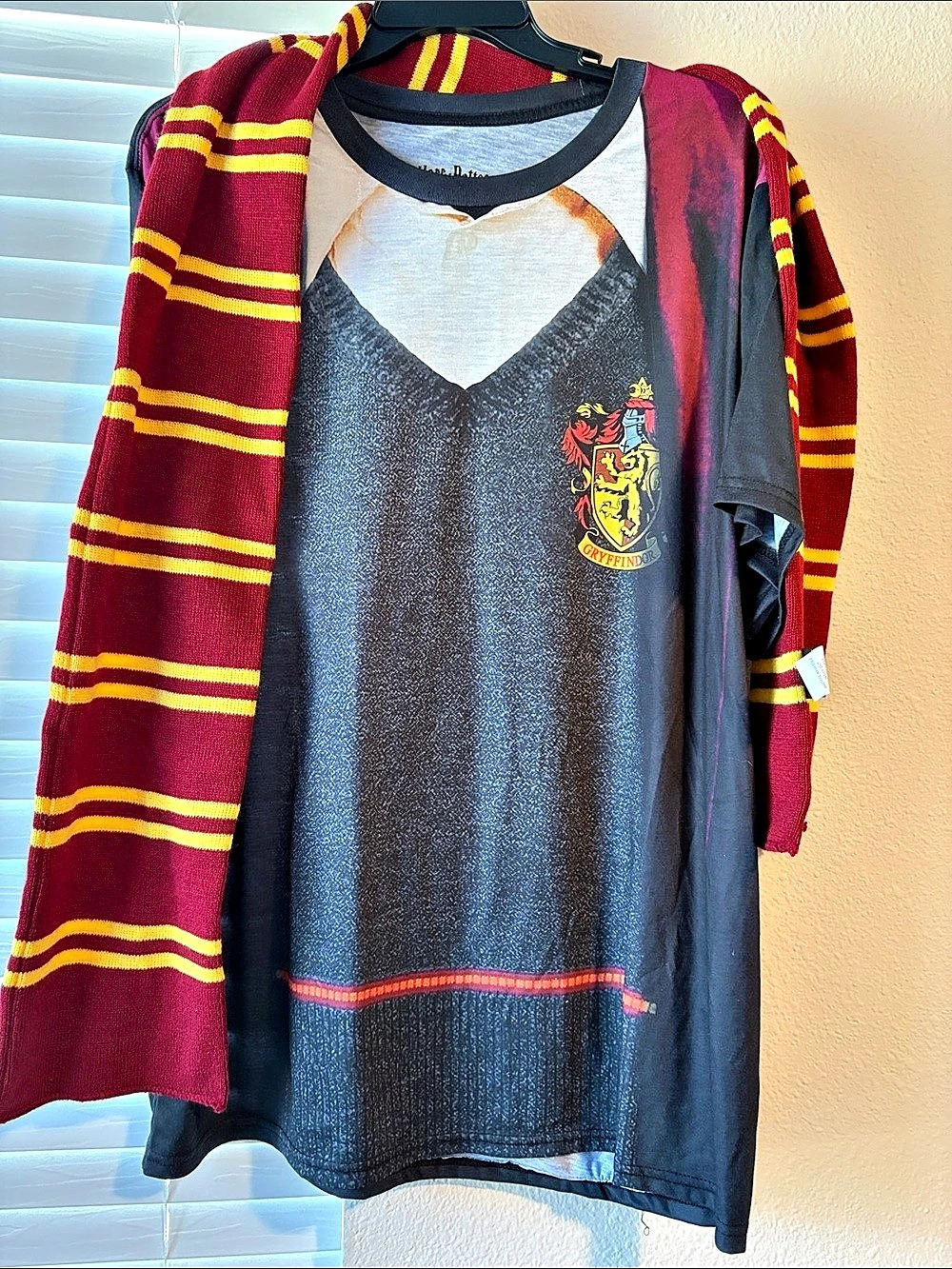 Harry Potter Gryffindor Uniform Sublimation Costume T-Shirt Costume Tee with